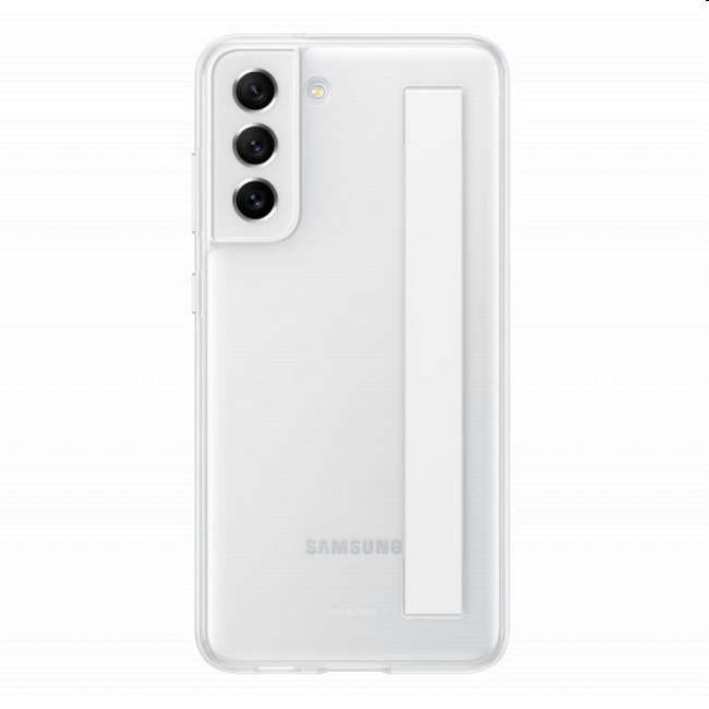 Puzdro Clear Strap Cover pre Samsung Galaxy S21 FE 5G, white