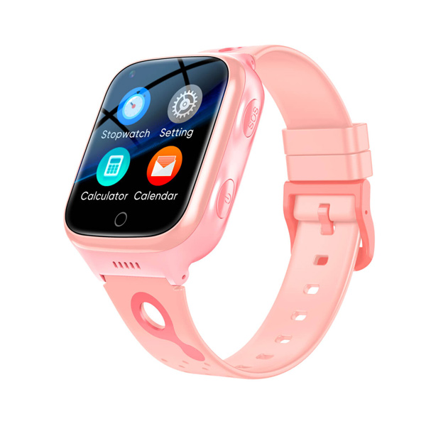 Detské smart hodinky Carneo GUARDKID+ 4G Platinum, ružové