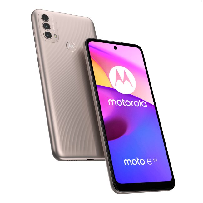 Motorola Moto E40, 4/64GB, pink clay