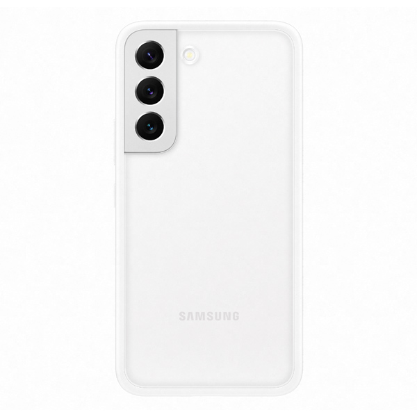 Puzdro Frame Cover pre Samsung Galaxy S22, white