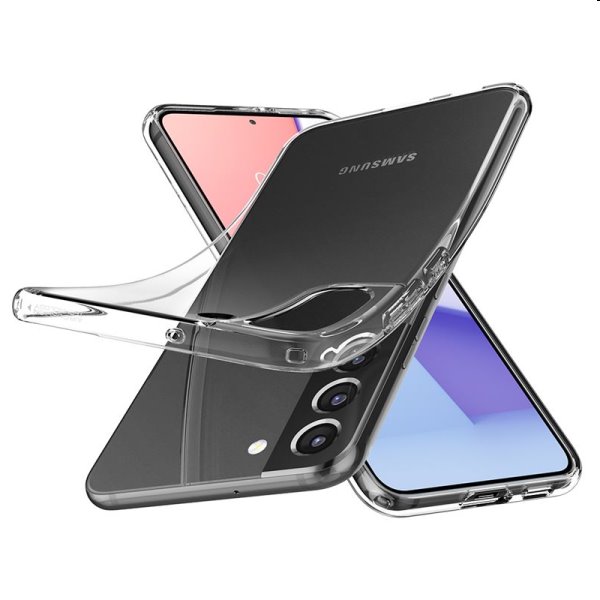 Zadný kryt Zadný kryt Spigen Liquid Crystal pre Samsung Galaxy S22, transparentná