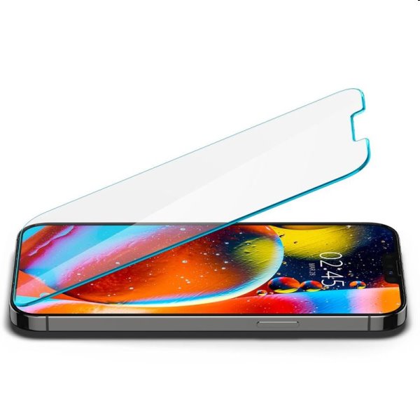 Tvrdené sklo Spigen tR ez Fit pre Apple iPhone 14/13/13 Pro, 2 kusy