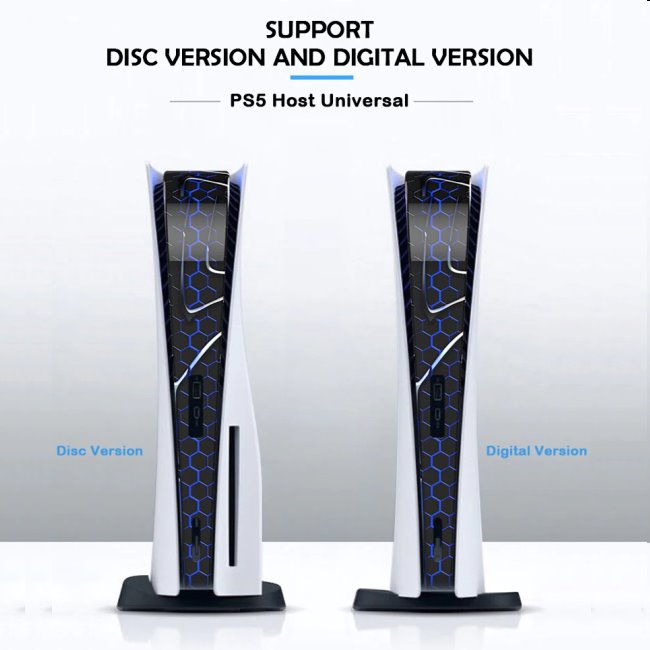Dekoratívny kryt iPega P5018A pre PlayStation 5, blue