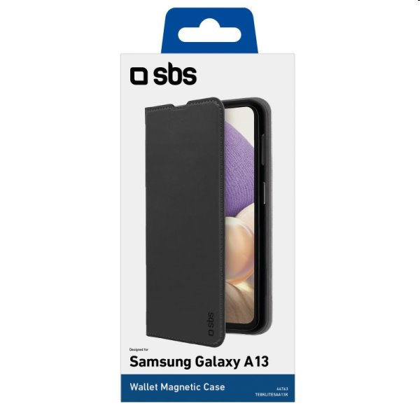 Puzdro SBS Book Wallet Lite pre Samsung Galaxy A13 5G, čierne