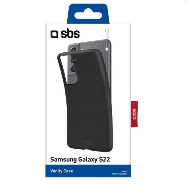 Zadný kryt SBS Vanity pre Samsung Galaxy S22, čierna