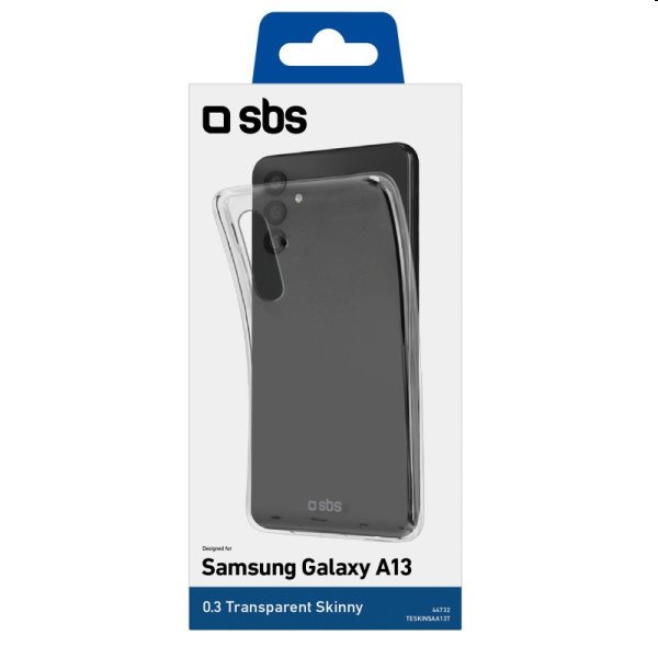 Zadný kryt SBS Skinny pre Samsung Galaxy A13, transparent