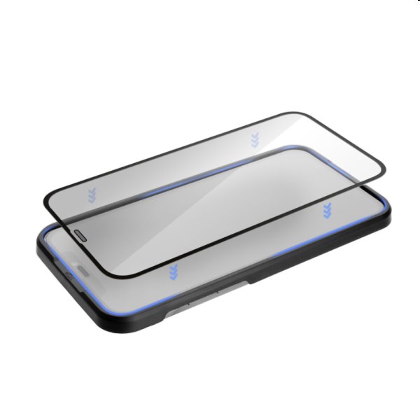 FIXED 3D ochranné tvrdené sklo pre Apple iPhone 12, 12 Pro, čierna