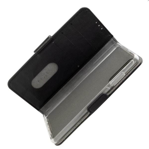 Knižkové puzdro FIXED Opus pre Samsung Galaxy S21 FE 5G, čierna