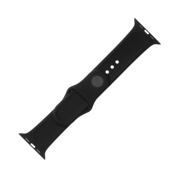 FIXED Set silikónových remienkov pre Apple Watch 42/44/45 mm, čierny