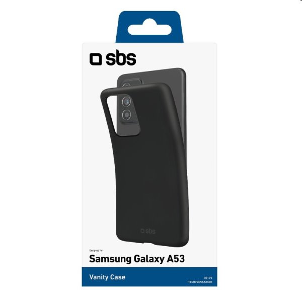 Puzdro SBS Vanity pre Samsung Galaxy A53, čierne
