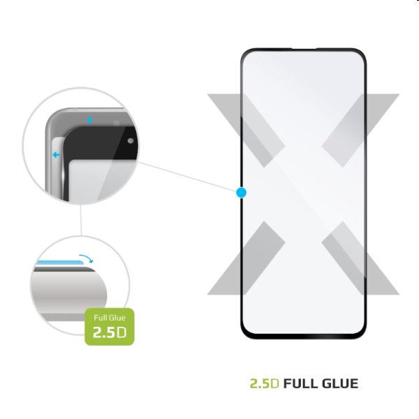 FIXED Ochranné tvrdené sklo Full-Cover pre Samsung Galaxy A51, čierna