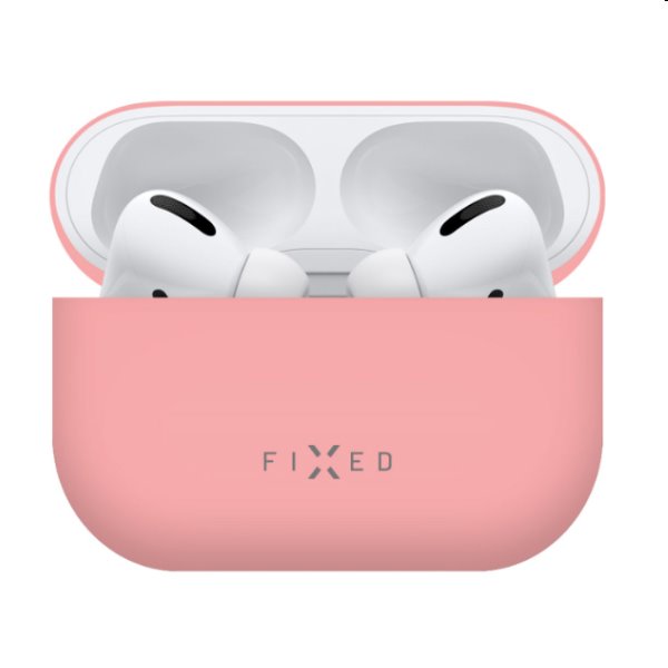 FIXED Silky Silikónové puzdro pre Apple AirPods Pro, ružové