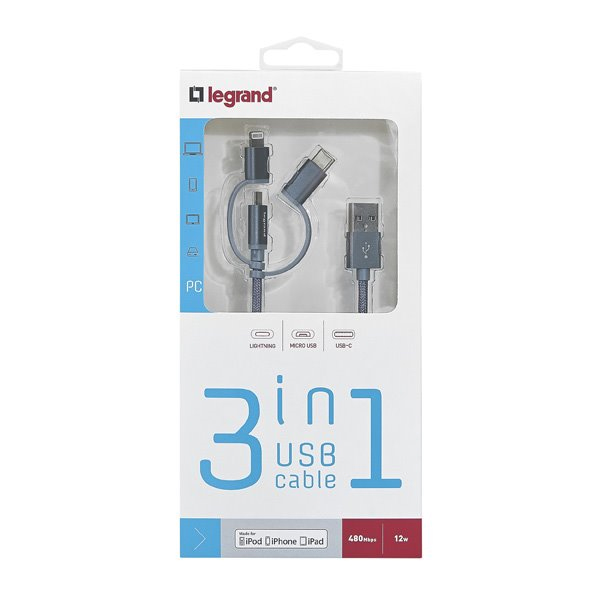 Legrand USB KÁBEL 3IN1
