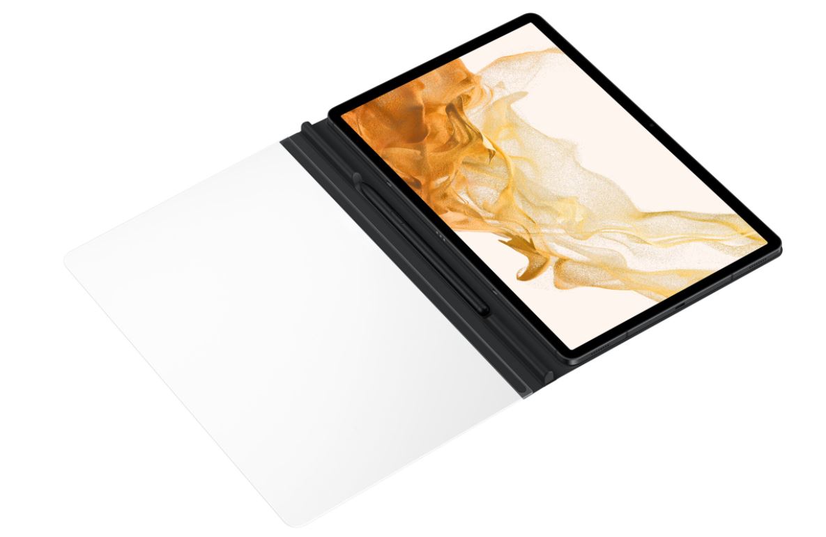 Puzdro Note View Cover pre Samsung Galaxy Tab S8 Plus, black