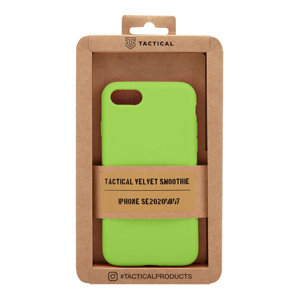 Zadný kryt Tactical Velvet Smoothie pre Apple iPhone 7/8/SE2020/SE2022, zelená