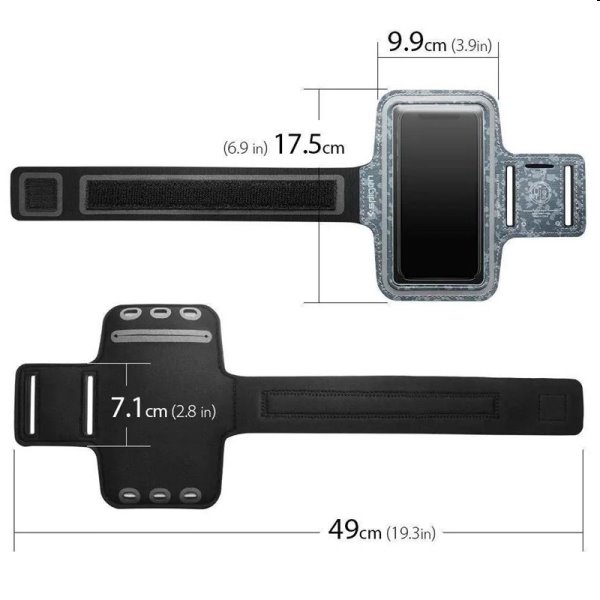Univerzálne športové puzdro Spigen Velo A700 pre smartfóny Armband 6", kamufláž