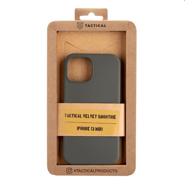 Puzdro Tactical Velvet Smoothie pre Apple iPhone 13 mini, šedé