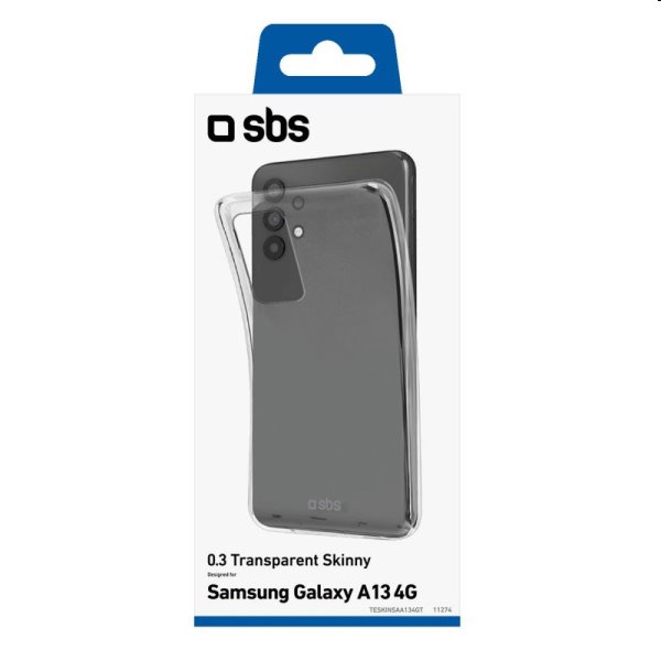 Zadný kryt SBS Skinny Cover pre Samsung Galaxy A13 4G, transparent