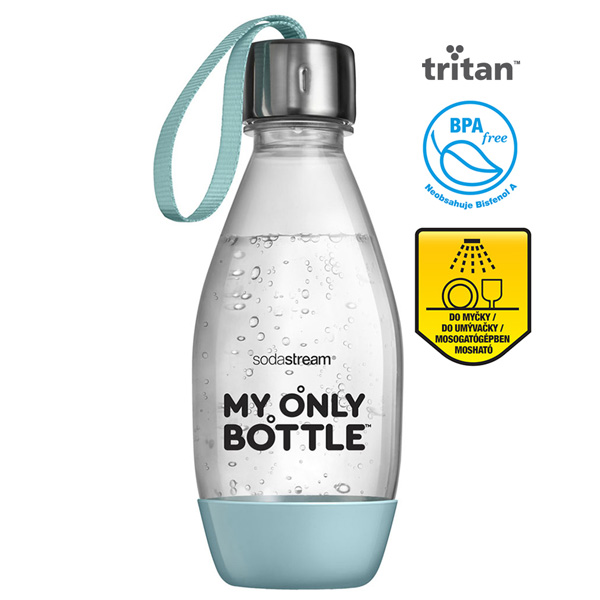 SodaStream  Fľaša 0,6l my only bottle svetlomodrá