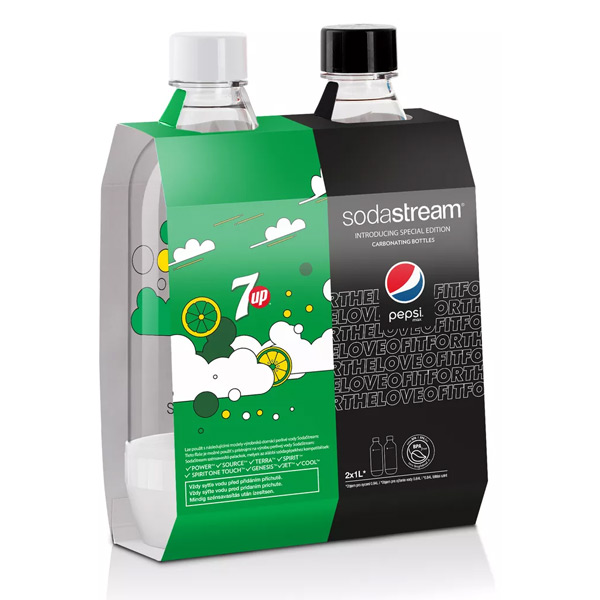 SodaStream  Fľaša 1l duo pack 7up & Pepsi Max