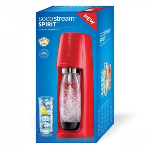 SodaStream Spirit, červený