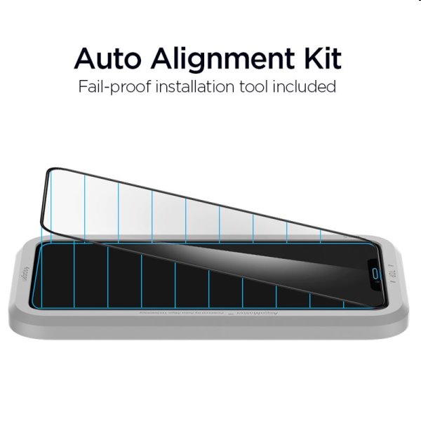 Tvrdené sklo Spigen Align Glass FC pre Apple iPhone 11 Pro, čierne