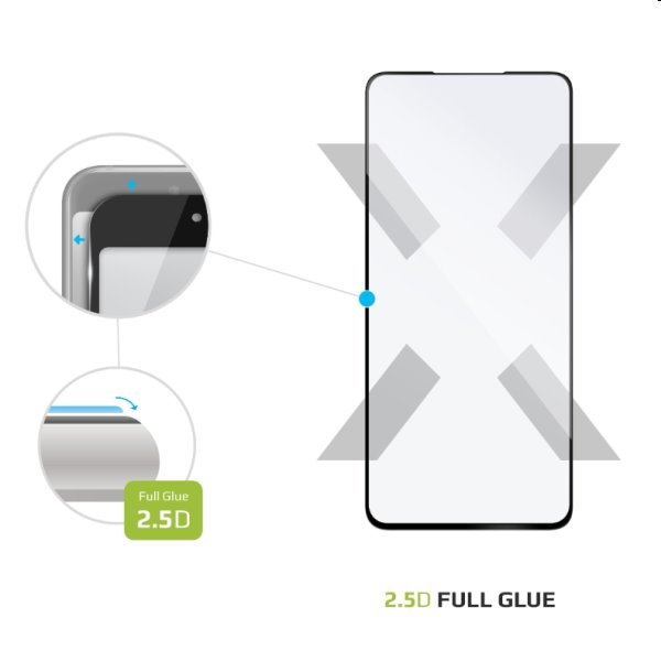 FIXED Full-Cover ochranné sklo pre Xiaomi Redmi Note 11S 5G, čierna