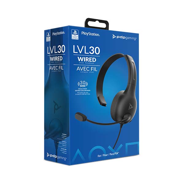 Káblový headset PDP LVL30 Chat pre Playstation 4