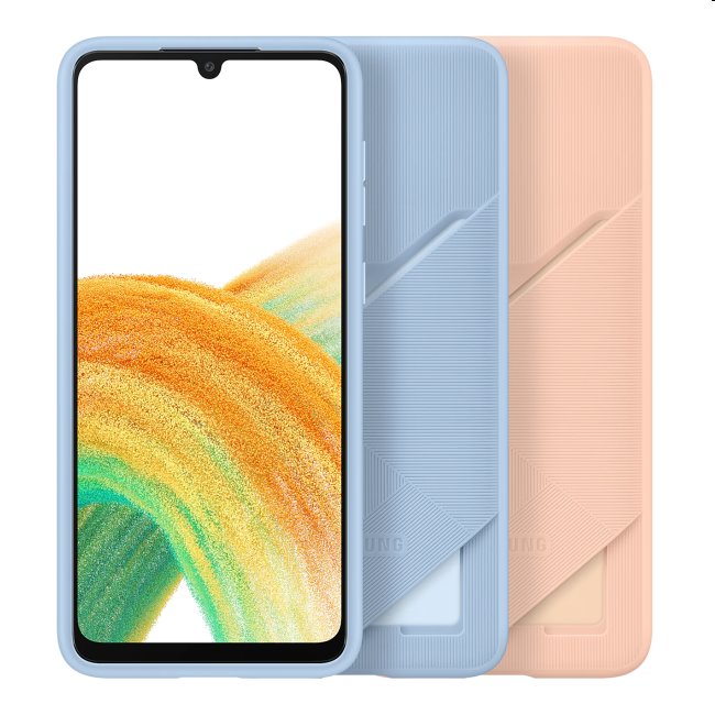 Puzdro Card Slot Cover pre Samsung Galaxy A33 5G, awesome peach
