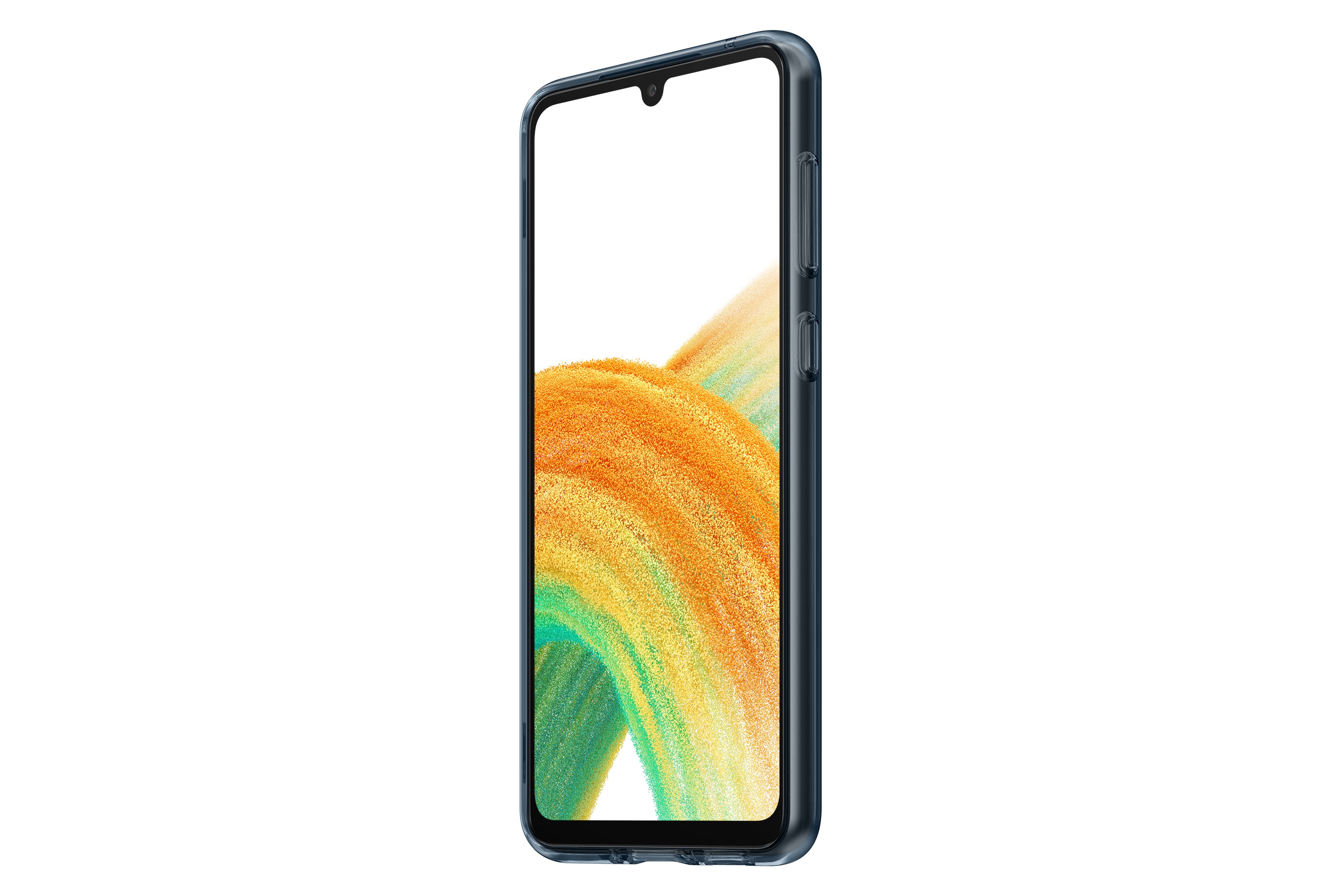 Zadný kryt Slim Strap Cover pre Samsung Galaxy A33 5G, čierna