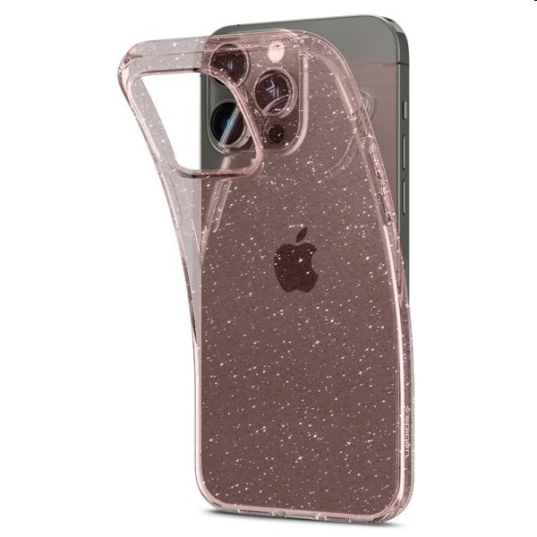 Zadný kryt Zadný kryt Spigen Liquid Crystal Glitter pre Apple iPhone 14 Pro, ružová