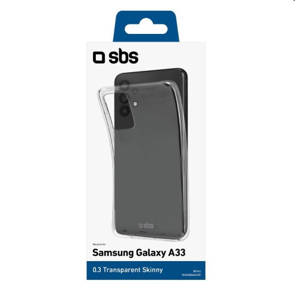 Zadný kryt SBS Skinny pre Samsung Galaxy A33, transparent