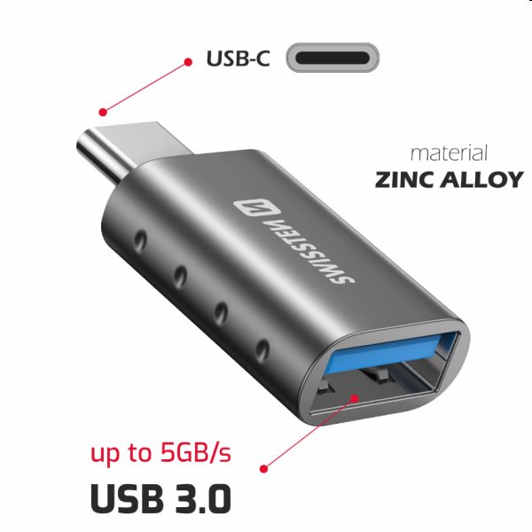 Swissten OTG adapter USB-C/USB-A