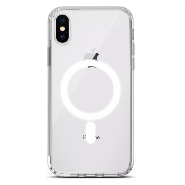 Puzdro ER Case Ice Snap s MagSafe pre Apple iPhone XS/X, transparentné