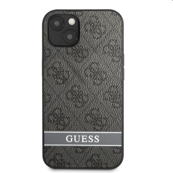 Guess PU 4G Stripe pre Apple iPhone 13 mini, šedé