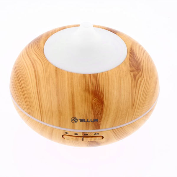 Tellur WiFi Smart aroma difuzér, 300 ml, LED, hnedý