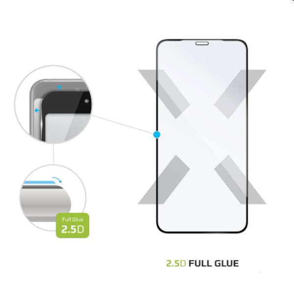 FIXED Full-Cover Ochranné tvrdené sklo pre Apple iPhone X/XS/11 Pro, čierne