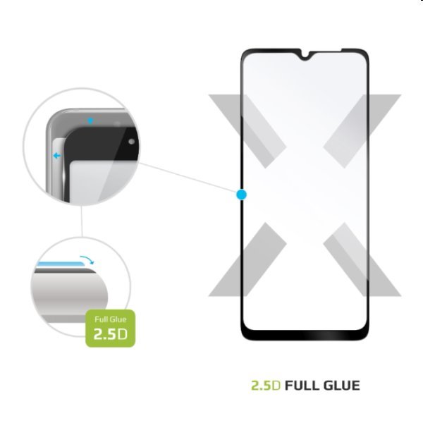 FIXED Full-Cover ochranné tvrdené sklo pre Samsung Galaxy A32, čierna