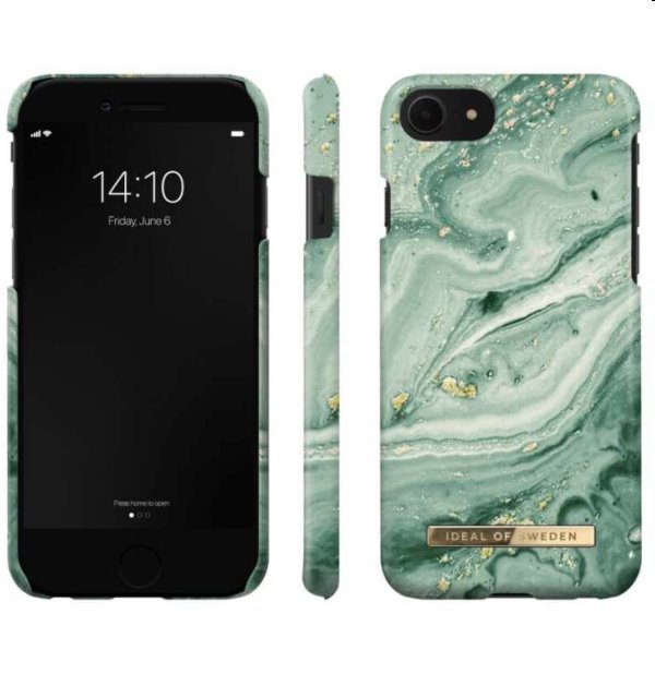 iDeal Fashion Case iPhone 8/7/6/6S/SE Mint Swirl Marble