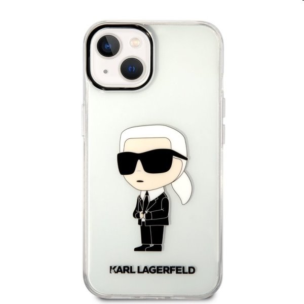 Zadný kryt Karl Lagerfeld IML Ikonik NFT pre Apple iPhone 14 Plus, transparentná
