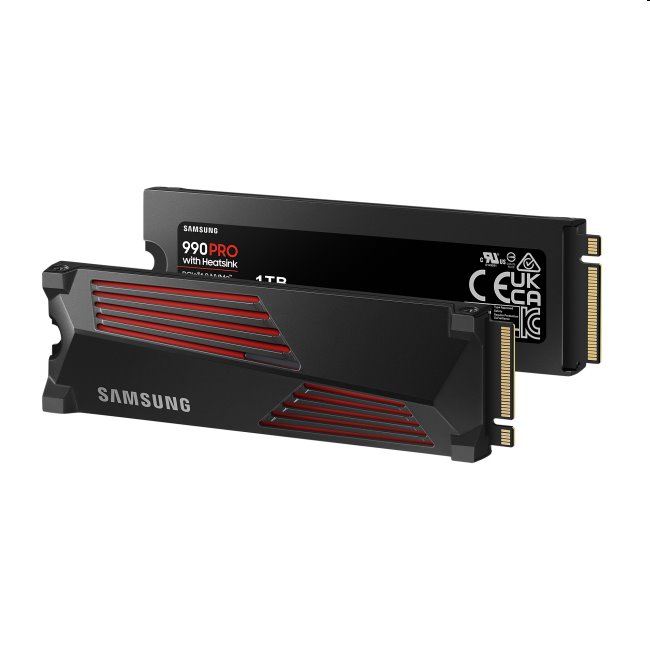 Samsung SSD 990 PRO s chladičom, 1TB, NVMe M.2