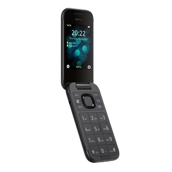 Nokia 2660 Flip Dual SIM, čierny