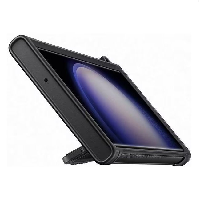 Puzdro Rugged Gadget pre Samsung Galaxy S23 Ultra, titan (s odnímateľným úchytom)