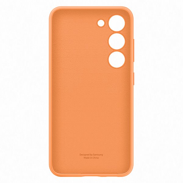 Zadný kryt Silicone Cover pre Samsung Galaxy S23, oranžová