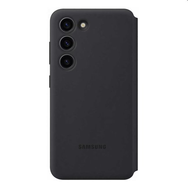 Puzdro Smart View Wallet pre Samsung Galaxy S23, black