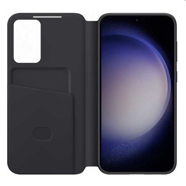 Puzdro Smart View Wallet pre Samsung Galaxy S23 Plus, black