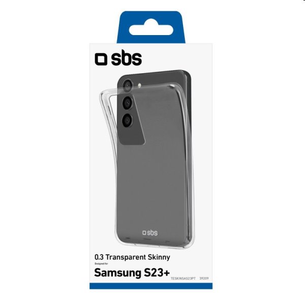 Zadný kryt SBS Skinny pre Samsung Galaxy S23 Plus, transparentná