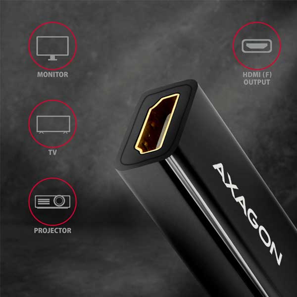 AXAGON RVD-HI14N DisplayPort > HDMI 1.4 redukcia kábel 4K/30 Hz
