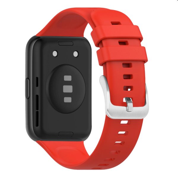 FIXED Silikónový remienok pre Huawei Watch FIT2, červená