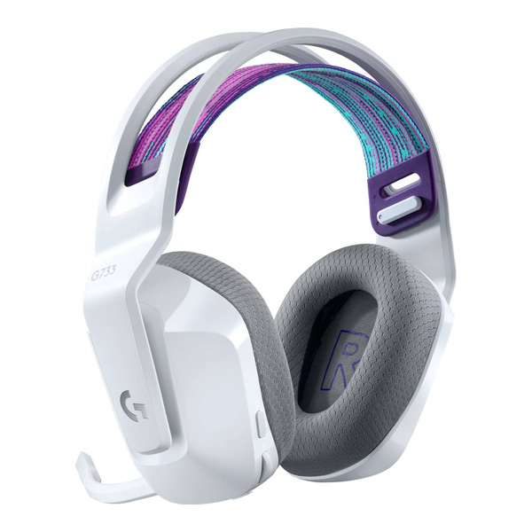 Logitech G733 LIGHTSPEED Wireless RGB Gaming Headset, White